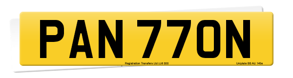 Registration number PAN 770N